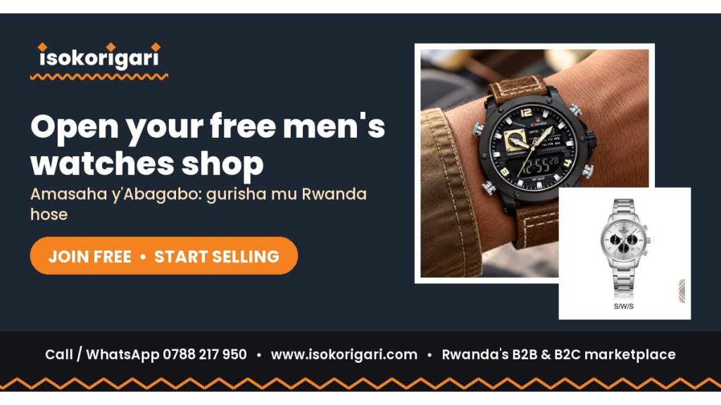 Open Your Free Men's Watches Shop on Isokorigari Today