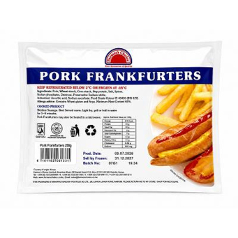 Farmer's Choice Pork Frankfurters 250g ISO (Inyama Zikonjeshejwe)