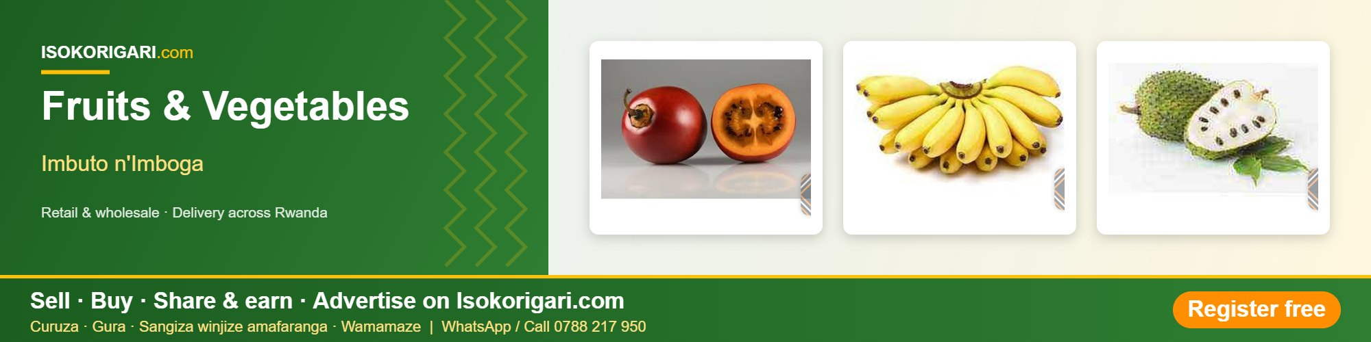 Fruits & Vegetables