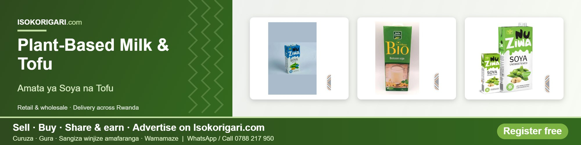 Plant-Based Milk & Tofu