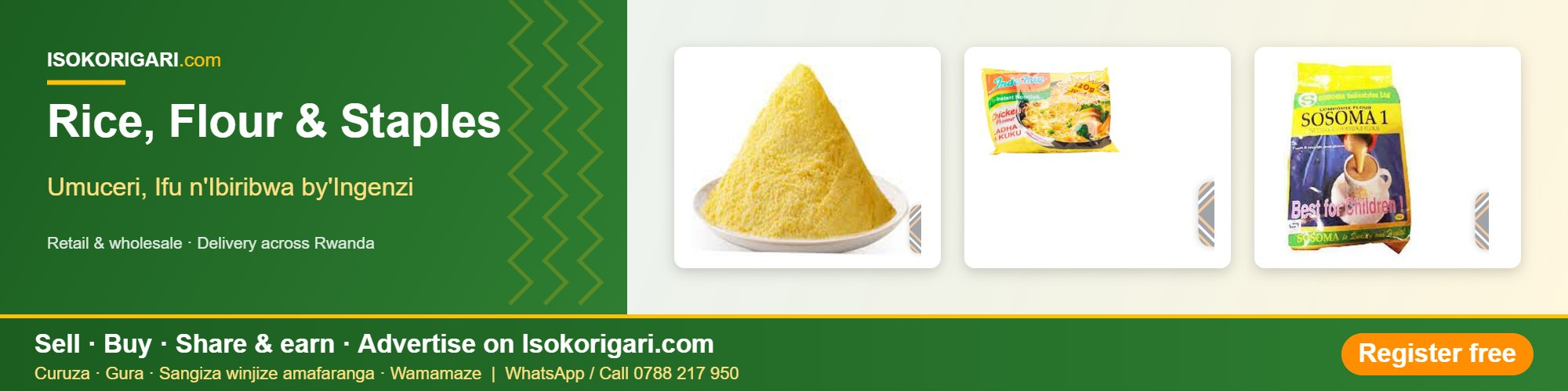 Rice, Flour & Staples