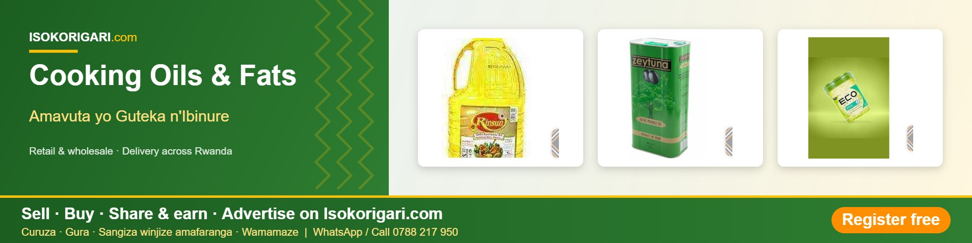 Cooking Oils & Fats