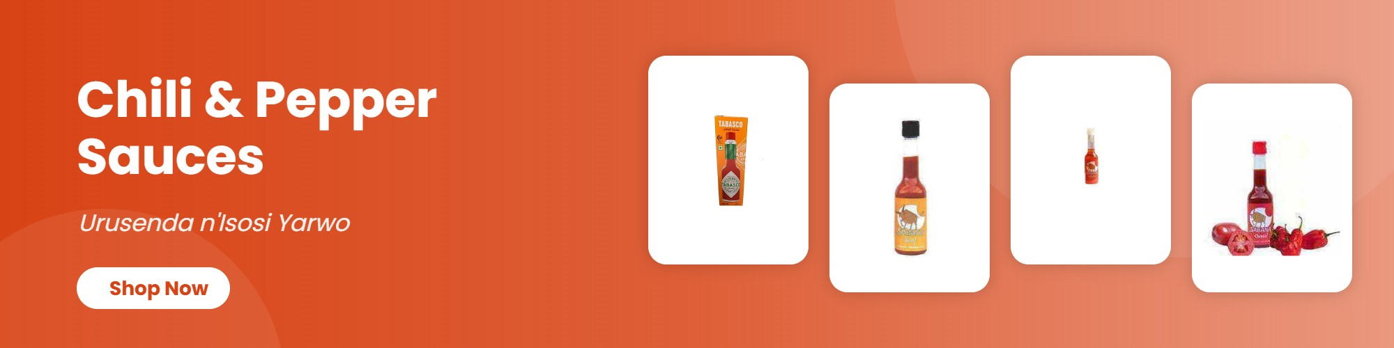 Chili & Pepper Sauces (Urusenda n'Isosi Yarwo)