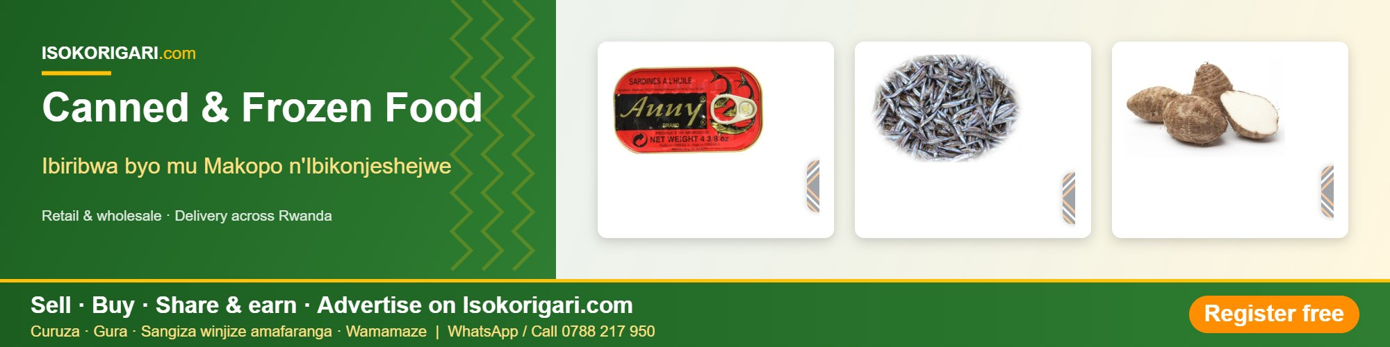 Canned & Frozen Food