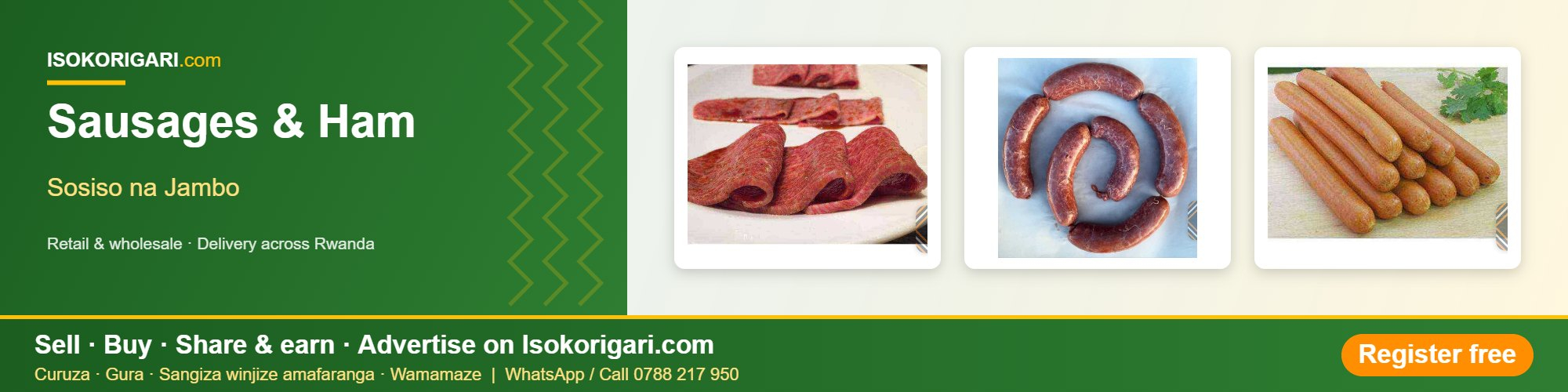 Sausages & Ham