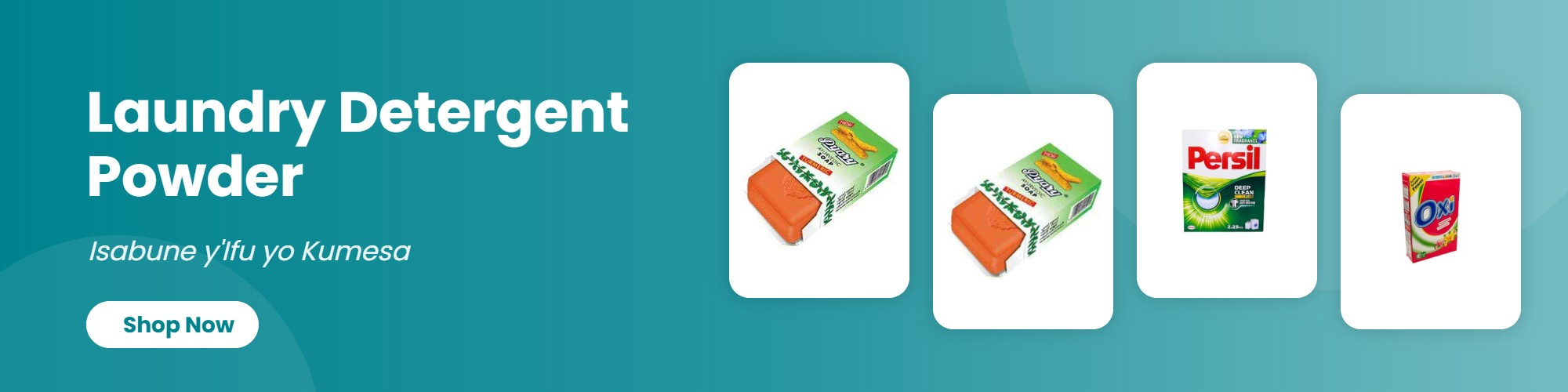 Laundry Detergent Powder (Isabune y'Ifu yo Kumesa)