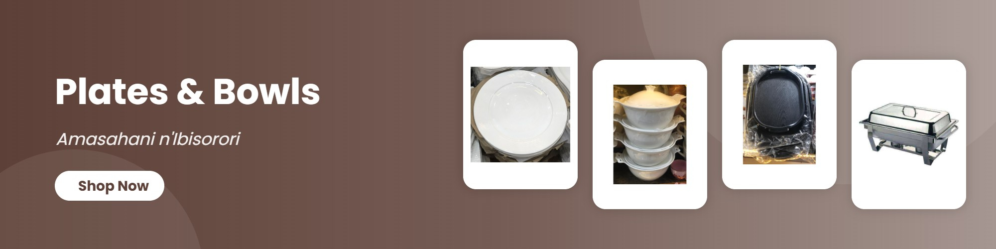 Plates & Bowls (Amasahani n'Ibisorori)