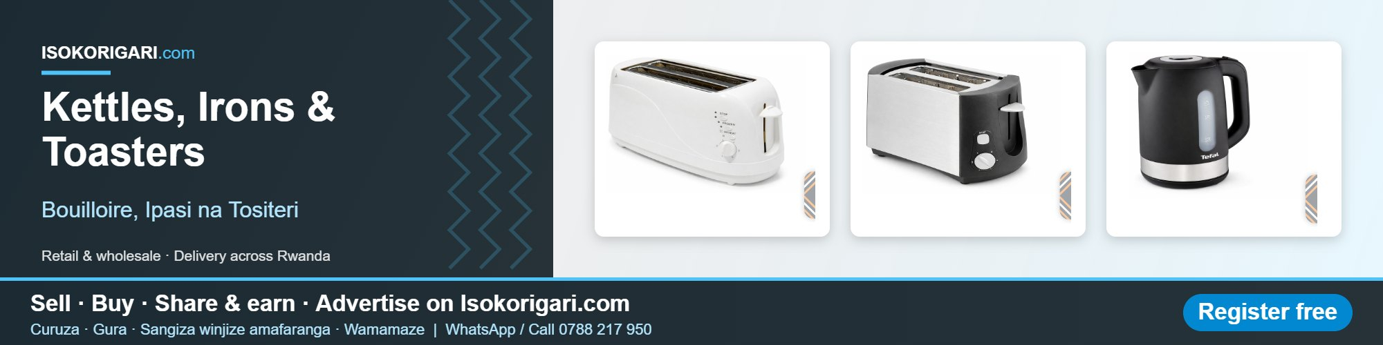 Kettles, Irons & Toasters