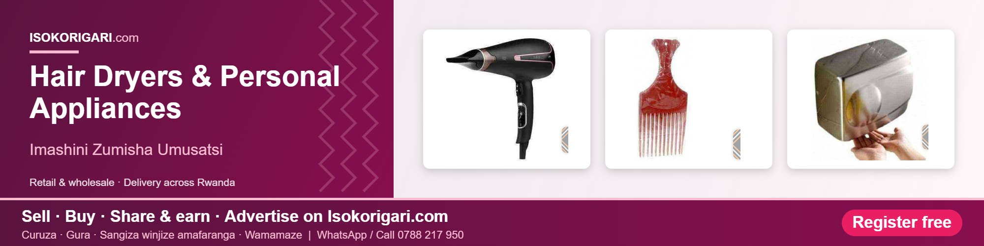 Hair Dryers & Personal Appliances