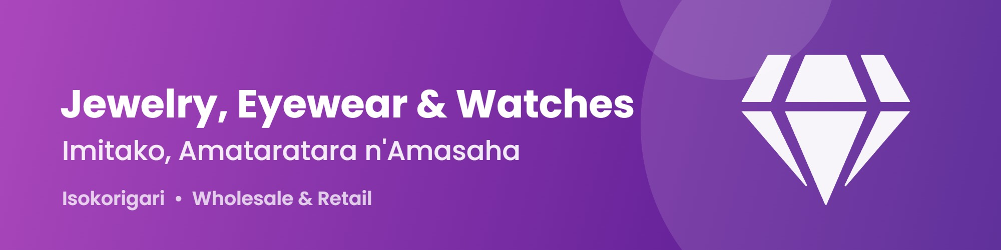 Jewelry, Eyewear & Watches