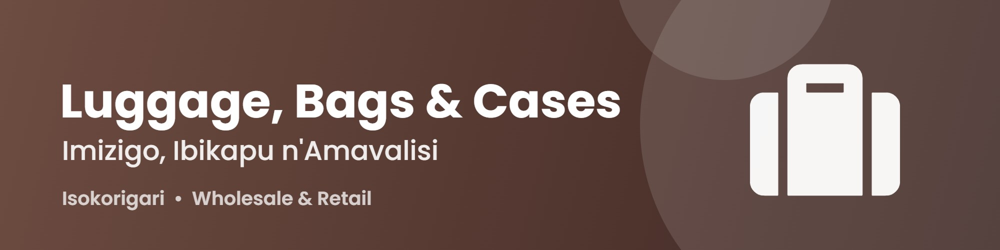 Luggage, Bags & Cases