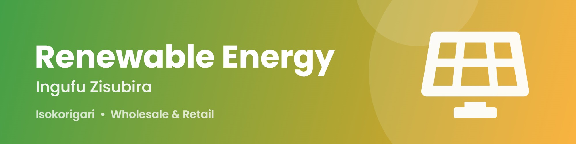 Renewable Energy