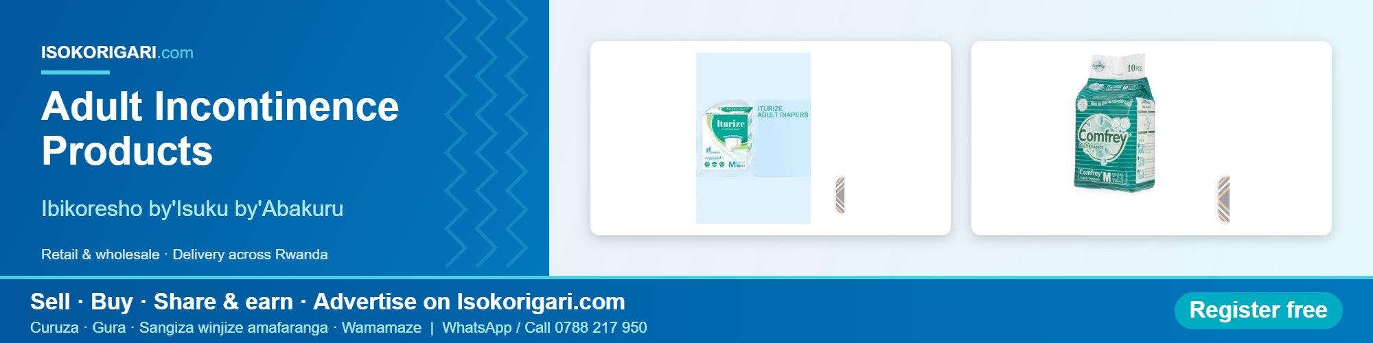 Adult Incontinence Products