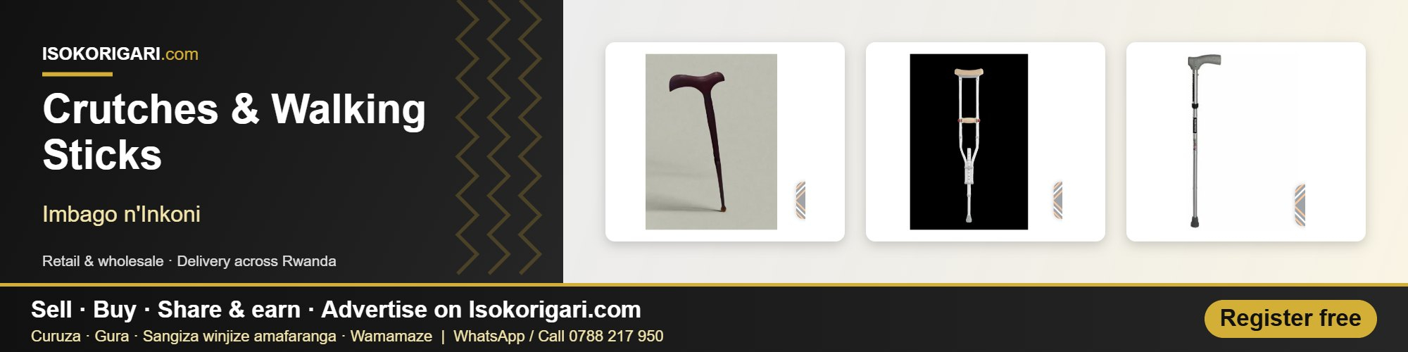 Crutches & Walking Sticks