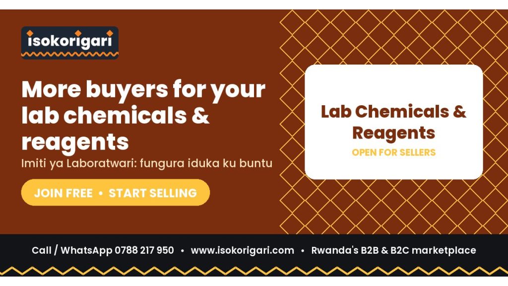 Lab Chemicals & Reagents Sellers: Reach Buyers Across Rwanda on Isokorigari