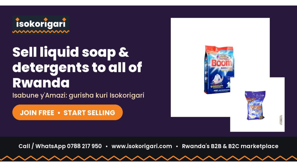 Open Your Free Liquid Soap & Detergents Shop on Isokorigari Today