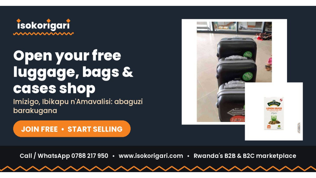 Luggage, Bags & Cases: Sell to All of Rwanda on Isokorigari.com