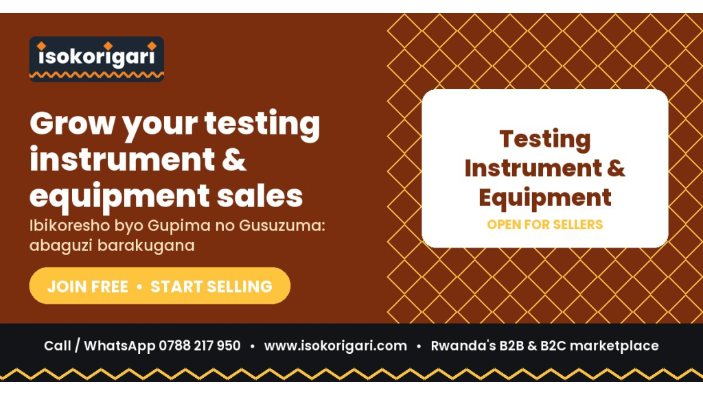 Testing Instrument & Equipment: Sell to All of Rwanda on Isokorigari.com