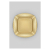 Gold Textured Square Plate ISO