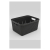 Superio Ribbed Collection Decorative Open Storage Bin ISO