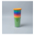 7-Piece Colorful Plastic Cup Set &ndash; With Lid 200ml ISO