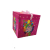Pink "Happy Birthday" Gift & Party Food Box with Handle ISO