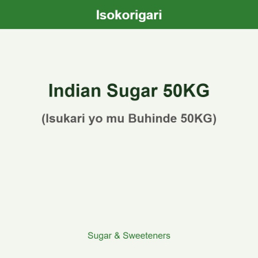 Sugar & Sweeteners
