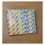Striped Biodegradable Paper Straws 100pcs ISO