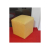 Leather Square Pouf Sponge Filling Seat, Yellow ISO