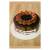 Full Chocolate Birthday Cake with Strawberry+Candle ISO