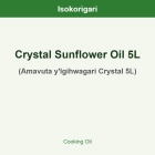 Crystal Sunflower Oil 5L ISO (Amavuta y'Igihwagari Crystal 5L)