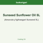 Sunseed Sunflower Oil 5L ISO (Amavuta y'Igihwagari Sunseed 5L)