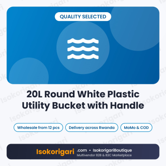 Buckets, Basins & Bins (Indobo, Amabase n'Ibitebo by'Imyanda)