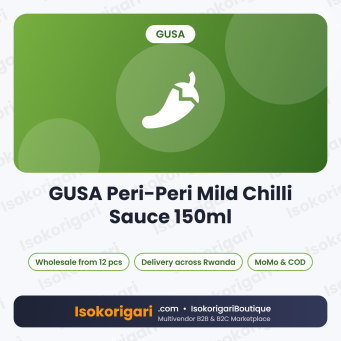 Chili & Pepper Sauces (Urusenda n'Isosi Yarwo)
