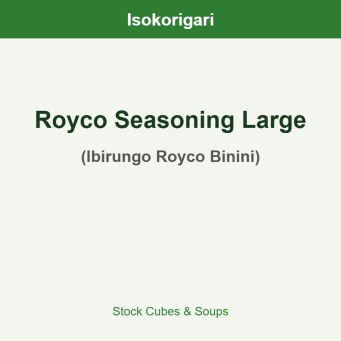 Royco Seasoning Large ISO (Ibirungo Royco Binini)