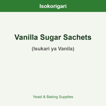 Vanilla Sugar Sachets ISO (Isukari ya Vanila)
