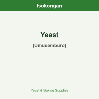 Yeast ISO (Umusemburo)