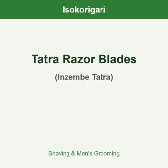 Tatra Razor Blades ISO (Inzembe Tatra)