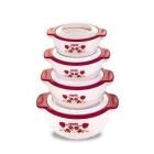 Plastic Casserole Set 5 pcs ISO (Ibisorori bya Pulasitiki)