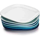 Plastic Plates 12 pcs ISO (Amasahani ya Pulasitiki)