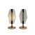 Gold-Colored Crystal-Accented Table Lamp ISO