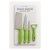 Select Master 4-Piece Kitchen Knife Set &ndash; Green Handle Essentials ISO