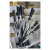 Knife Set With Stand Black Stainless Steel ISO
