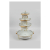 White Marble Ceramic Chafing Dish Set with Gold Accents/5pieces ISO