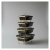 Black Marble Ceramic Chafing Dish Set with Gold Accents 5/Pieces ISO