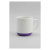 White Ceramic Mug with Purple Rim Detail ISO