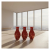 Red Glass Vases ISO