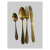 Gold Plated Cutlery Set ISO