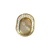 Elegant Gold-Tone Metal Basket - Oval Design ISO