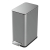 StyleWell Stainless Steel Slim Step-On Trash Can 10L ISO